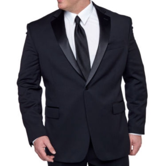 Stafford Tuxedo 2 Piece Black 48L 36W like new - Picture 3 of 16